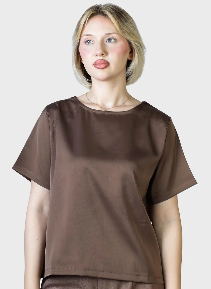 Jimmy Le Bond Silk Regular Fit Top