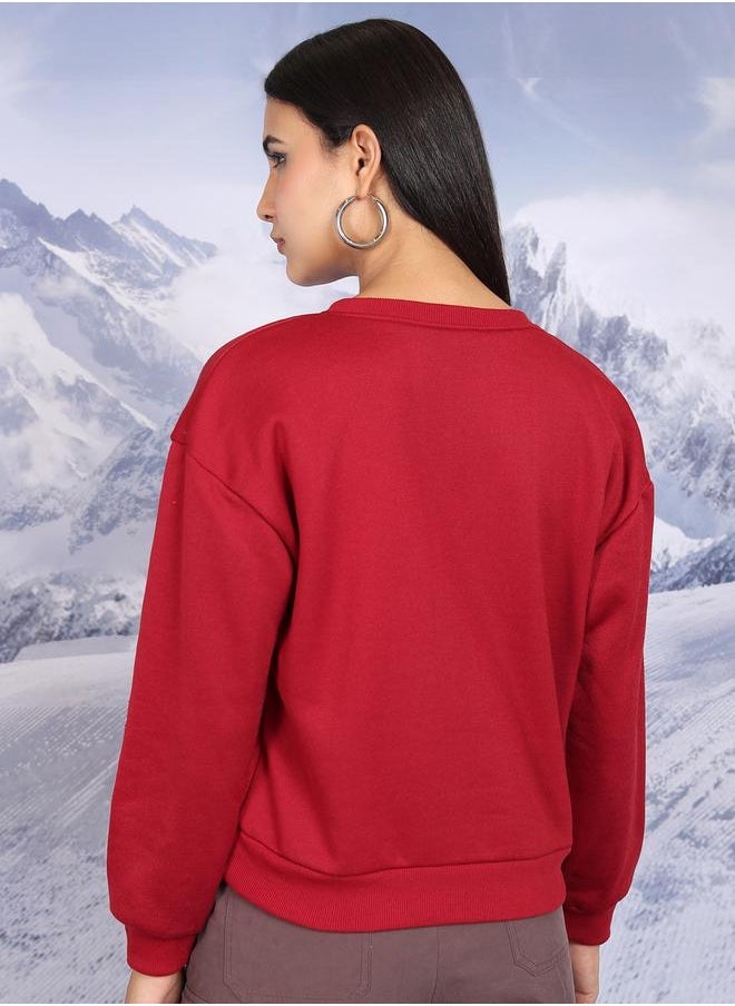 Tokyo Talkies Tokyo Talkies Graphic Print Round Neck Sweatshirt  - Image 3