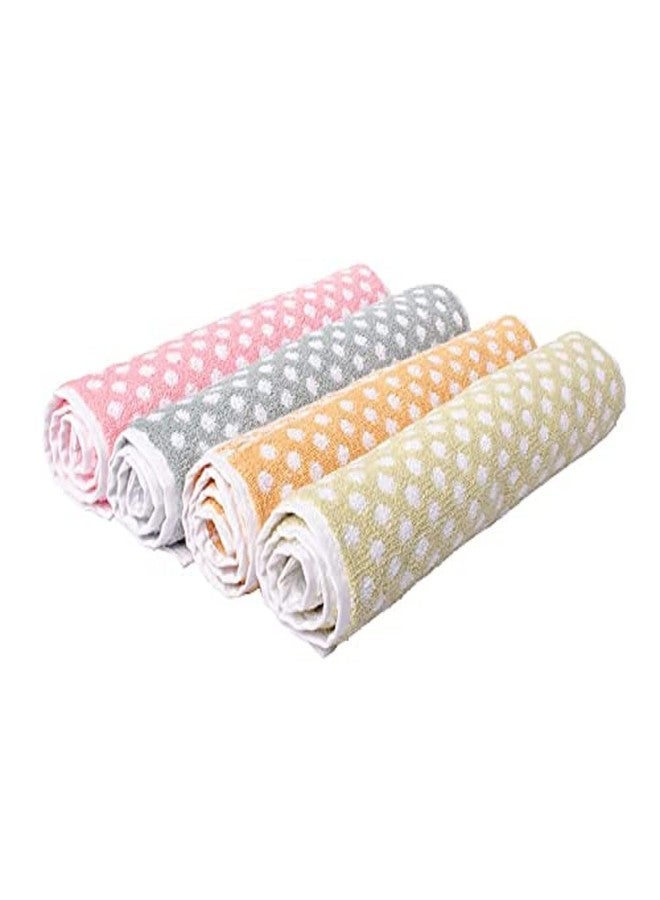 AYUS Hand Towels Set of 4 Piece for Kitchen, wash Basin & Gym, Soft & Super Absorbent, 375 GSM, (Size 14 * 21 Inch) (024) - Image 3
