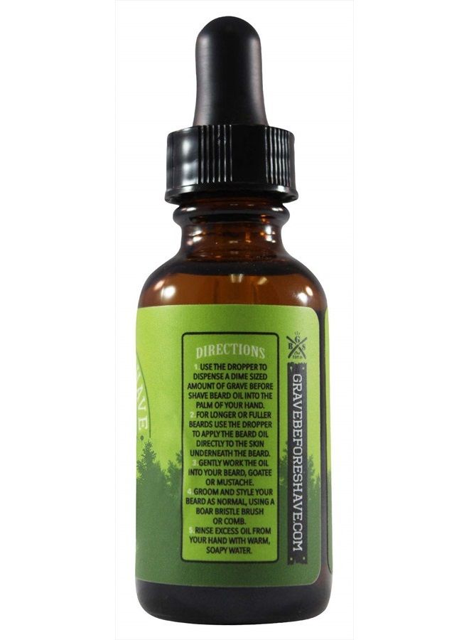 GRAVE BEFORE SHAVE ™ Beard Oil The Outdoorsman Blend - Image 2