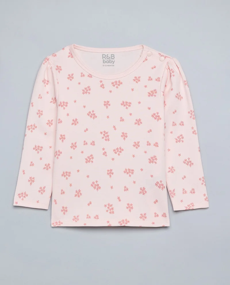 R&B Printed Top and Pant Set