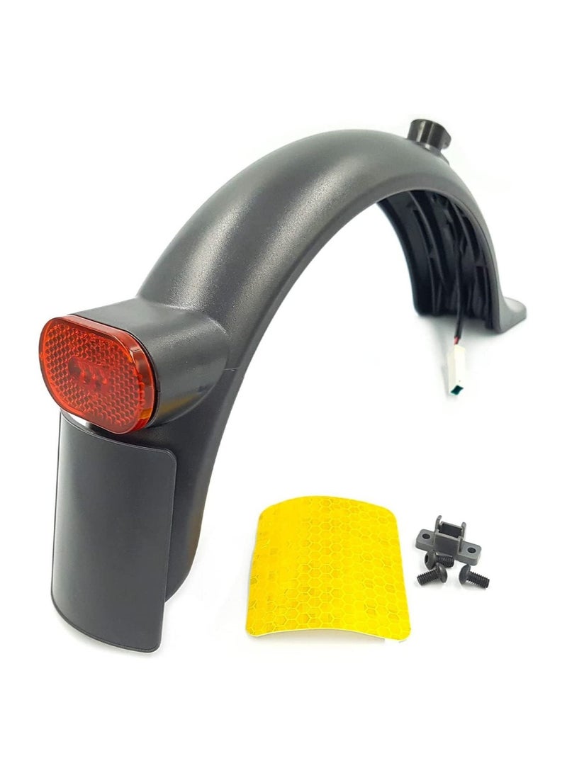 Captaintech Rear Fender Mudguard with Led Light Compatible For Xiaomi M365 1S Essential Pro 2 Electric Scooter - Spare Parts for E-scooter - Image 1