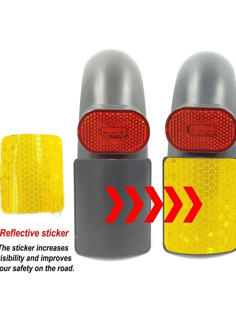 Captaintech Rear Fender Mudguard with Led Light Compatible For Xiaomi M365 1S Essential Pro 2 Electric Scooter - Spare Parts for E-scooter - Image 2