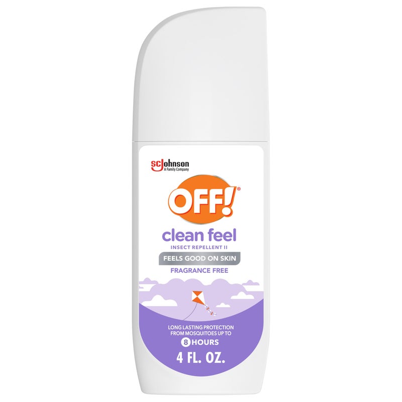 OFF! Clean Feel Insect Repellent Spritz with 20% Picaridin, Bug Spray with Long Lasting Protection from Mosquitoes, Feels Good on Skin, 4 oz - Image 1
