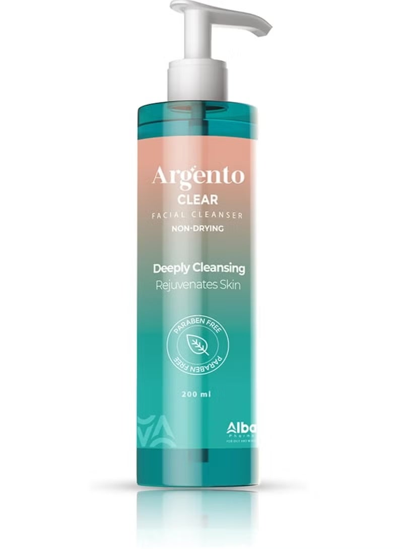 ARGENTO Clear Facial Cleanser For Oily And Mixed Skin - 200ml