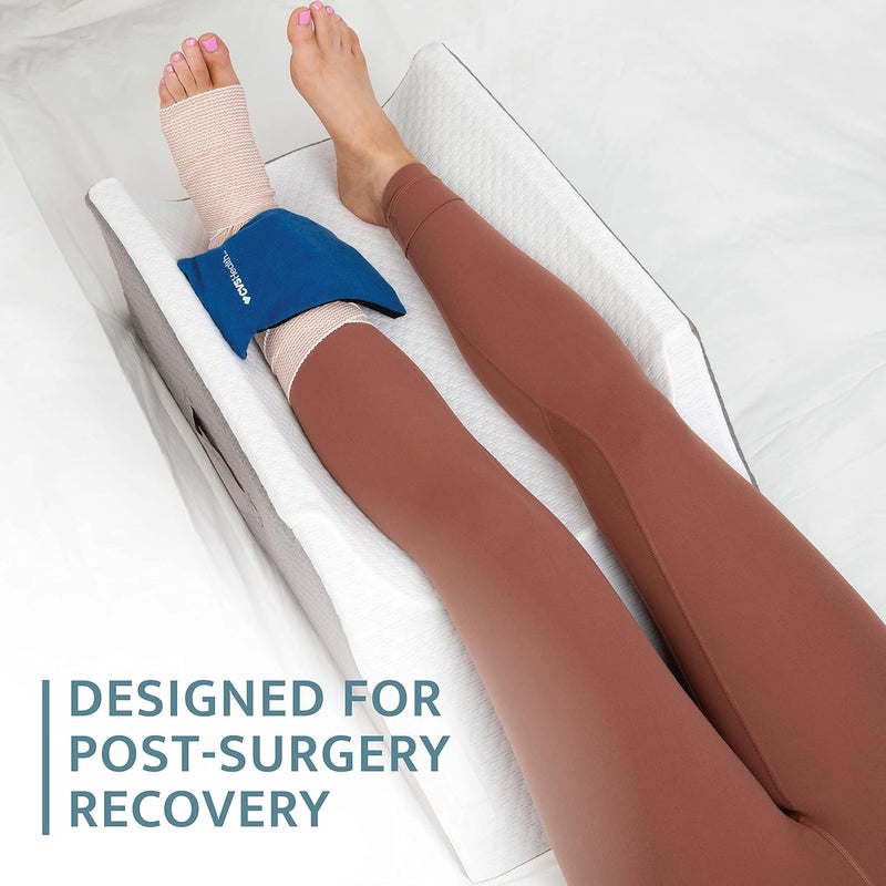 Kölbs Kolbs Double Leg Elevation Pillow | Post Surgery Leg Pillow | Stylish Chic Jacquard Cover - Image 5