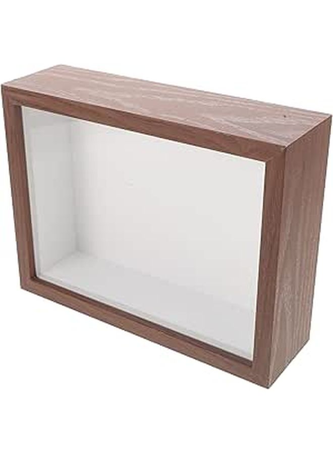 Clear Acrylic Shadow Box Display Case Wall Shelf For Flowers Figures Decor - Image 1