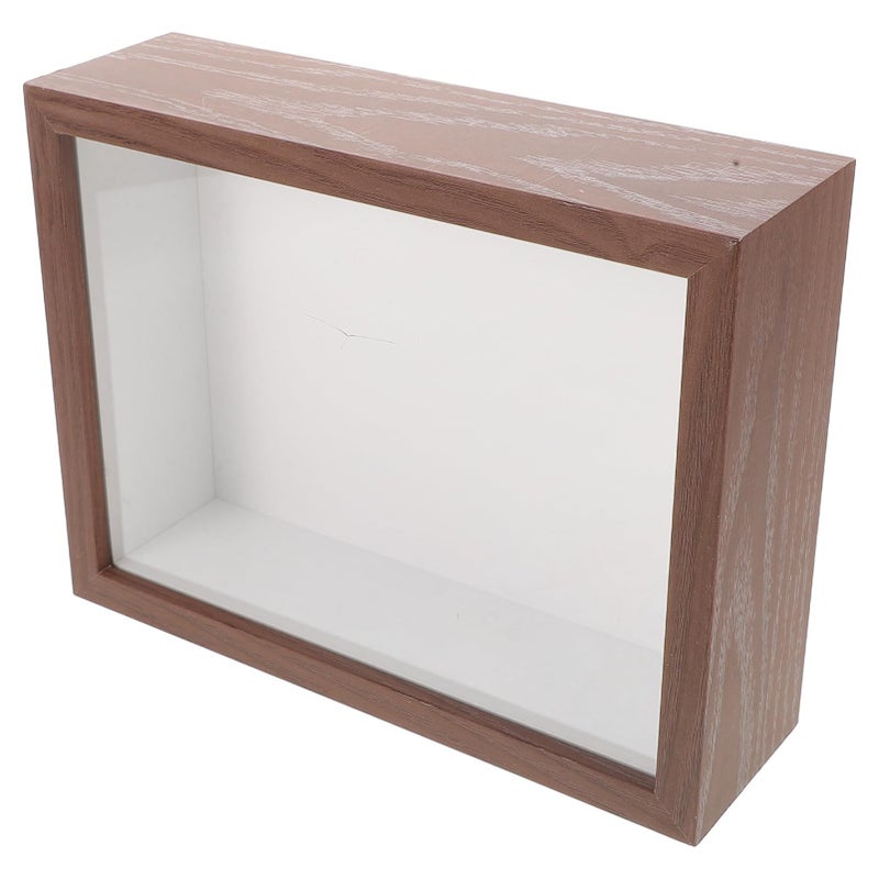 Clear Acrylic Shadow Box Display Case Wall Shelf For Flowers Figures Decor - Image 2