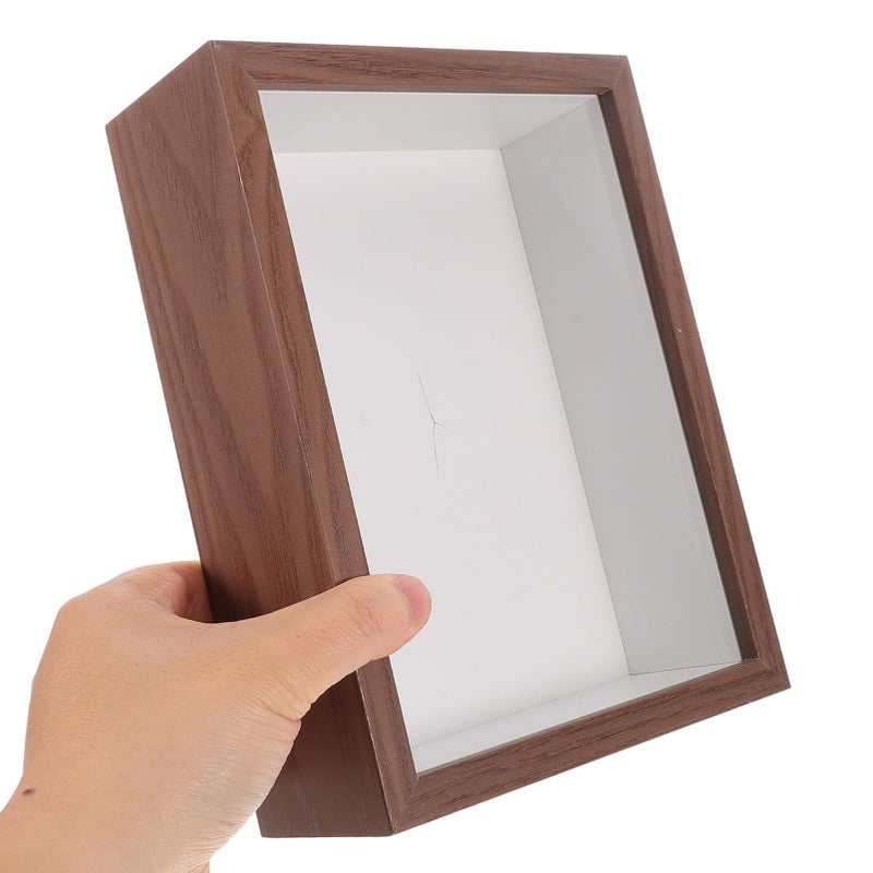 Clear Acrylic Shadow Box Display Case Wall Shelf For Flowers Figures Decor - Image 4