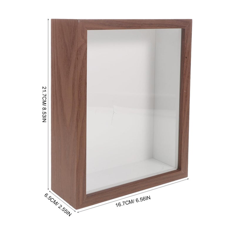 Clear Acrylic Shadow Box Display Case Wall Shelf For Flowers Figures Decor - Image 3