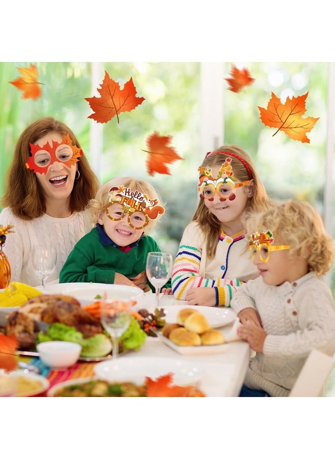 HOWAF Happy Fall Paper Frames Glasses and Masks, 26pcs Hello Fall Autumn Themed Pumpkin Maple Leaves Photo Props for Harvest Thanksgiving Party Favo - pzsku/Z66394897D0B44FD60AC4Z/45/_/1741330023/5147546c-8646-4158-bff8-072e0c5bc119