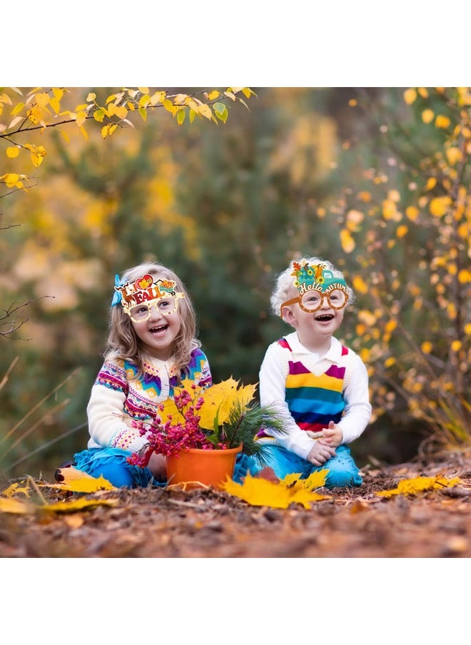 HOWAF Happy Fall Paper Frames Glasses and Masks, 26pcs Hello Fall Autumn Themed Pumpkin Maple Leaves Photo Props for Harvest Thanksgiving Party Favo - pzsku/Z66394897D0B44FD60AC4Z/45/_/1741330024/2d9db450-4be2-4079-9289-842c5831cef7