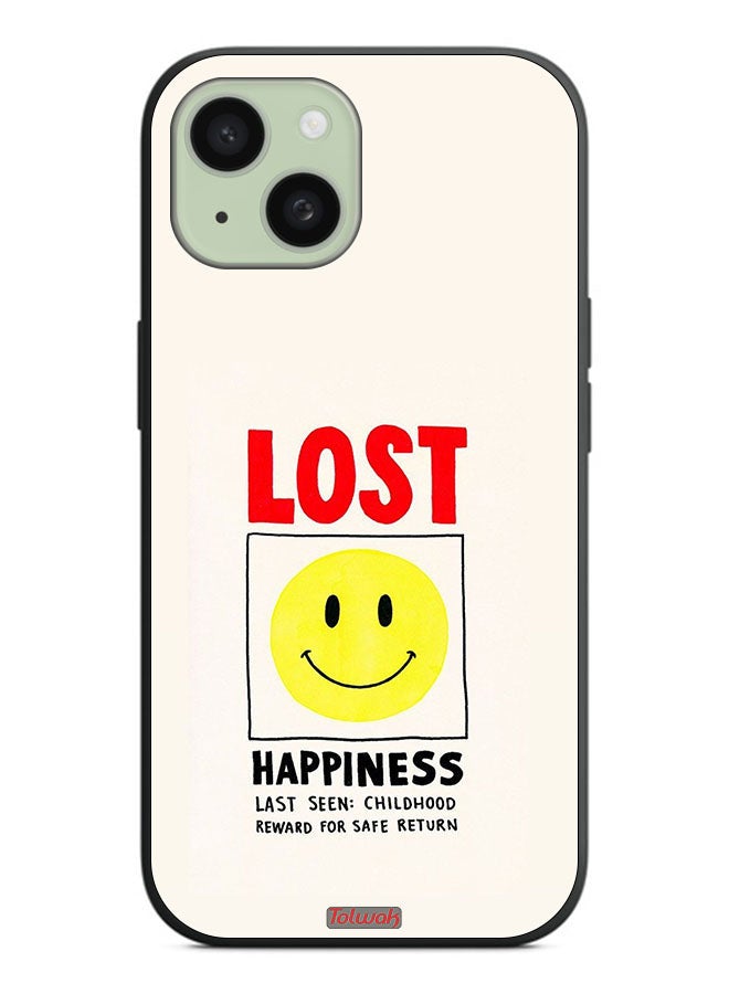 Tolwak Apple iPhone 15 Protective Case Cover Lost Happiness - Image 2
