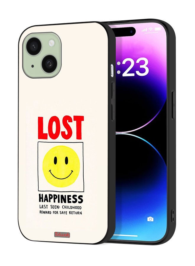 Tolwak Apple iPhone 15 Protective Case Cover Lost Happiness - Image 1