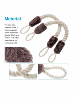 Excefore Door Stop Stopper Rope Anti-Crash Door Handles Rope Anti-Collision Baby Safety Finger Pinch Guard Protectors 4 Pcs  - Image 5