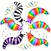 Cevioce Easter Basket Stuffers for Kids 6PCS Slug Fidget Toys Bulk Easter Gifts for Boy Girl Toddler 3 Sensory Figette Worm for Adults Stress Relief for Autism ADHD Autistic Travel Toys A - Image 2