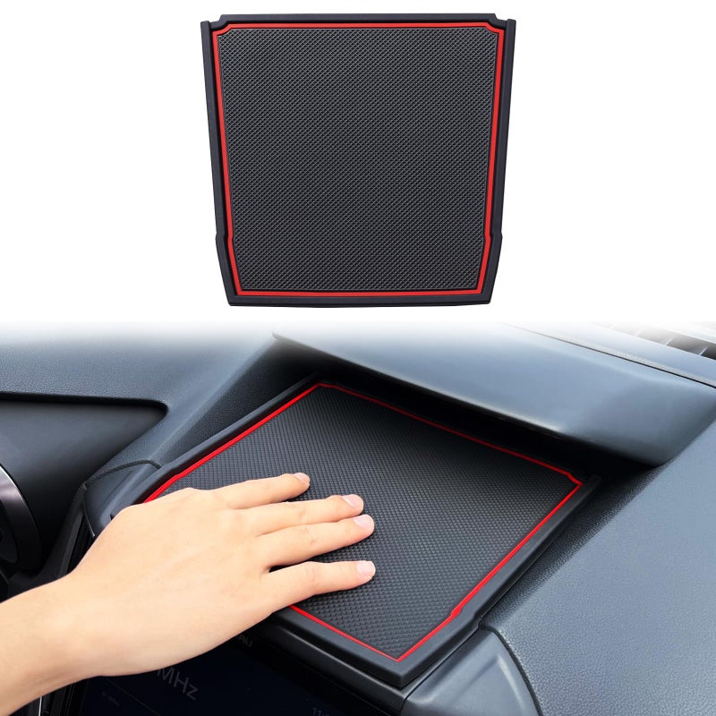 JKCOVER Dashboard Mats Compatible with Subaru CrosstrekImpreza 20182022 2023 and Subaru Forester 20192024 Accessories Center Console Liner Mats Inserts Rubber mats Red
