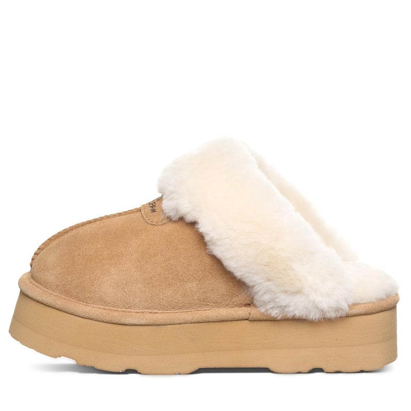 BEARPAW Women's Retro Loki Iced Coffee Solid Size 10 | Soft Lightweight Indoor & Outdoor Slippers | Comfortable Footwear for Women - Image 4