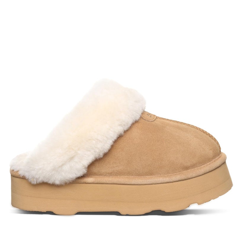 BEARPAW Women's Retro Loki Iced Coffee Solid Size 10 | Soft Lightweight Indoor & Outdoor Slippers | Comfortable Footwear for Women - Image 1