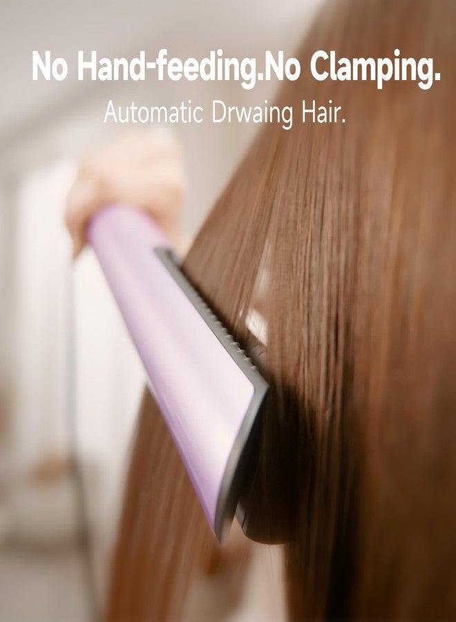 JELLYFISH Hair Dryer Air Straightener Non-Movable Clamp Flat Iron No Heated Plates No Damage No Hand-Feeding Automatic Draws Hair Straighteners 2 in 1 Dry & Straight Styling Blower Tool for Women 1A to 2A Hair - Image 4