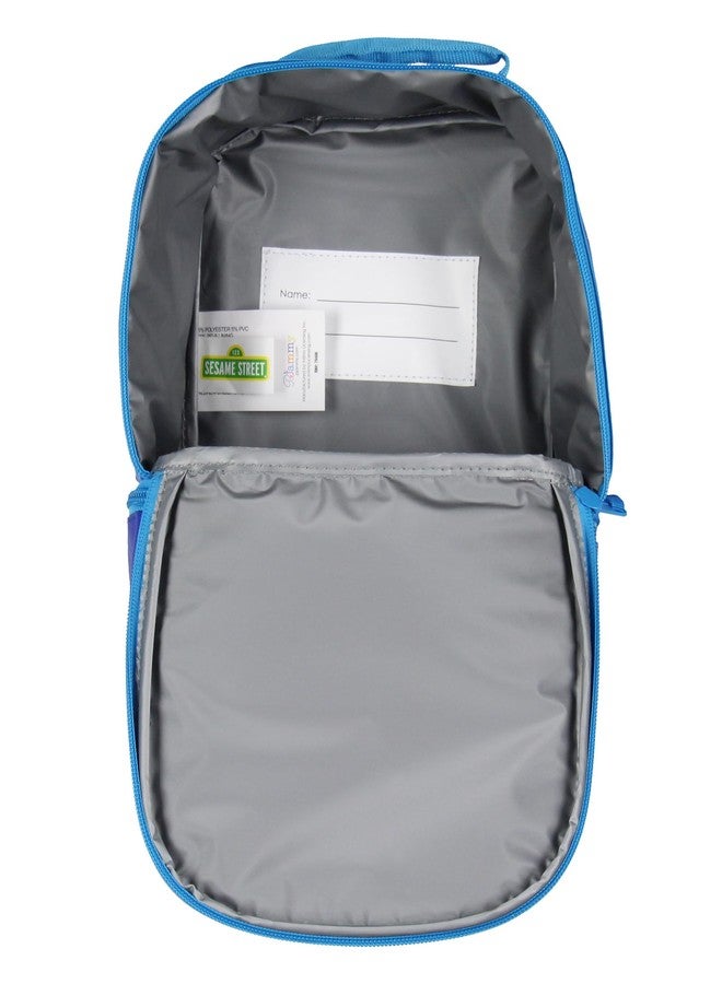 INTIMO Sesame Street Cookie Monster Dual-Compartment Insulated Lunch Box Bag Tote - Image 5