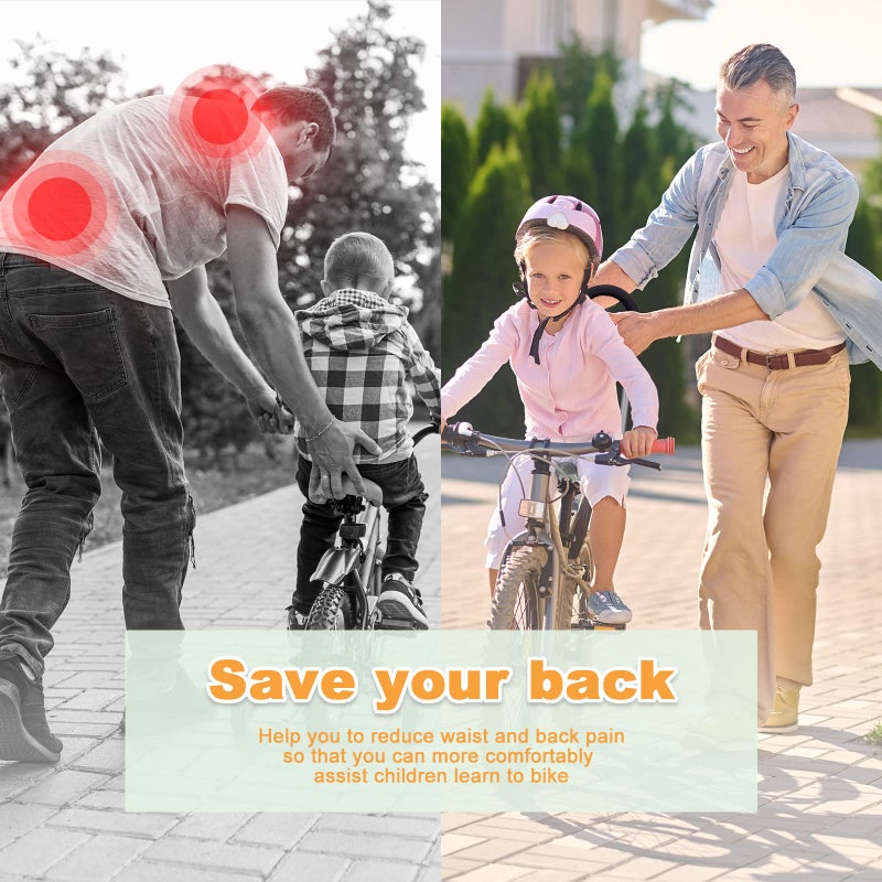 MOLI DEE Children Cycling Bike Safety Trainer Handle Balance Push Bar (Gray-1) - Image 3