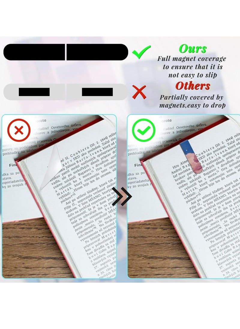 Oasisgalore 12PCS Book Markers，Bookmarks Clips Book Marks for Students Teachers Reading  - Image 5