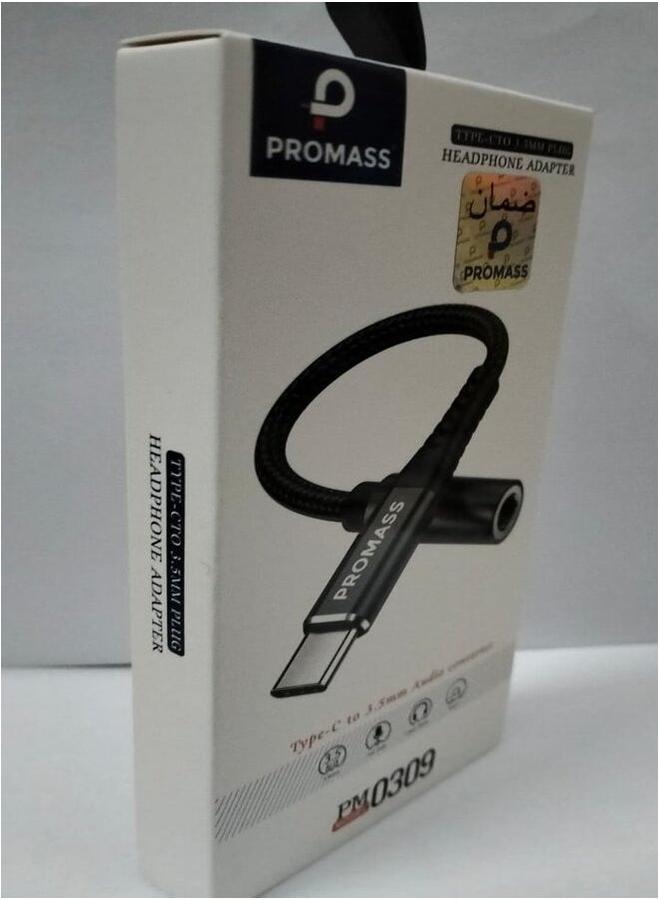 PROMASS Type-C To 3.5mm Audio Converter Headphone Adapter. - Image 2