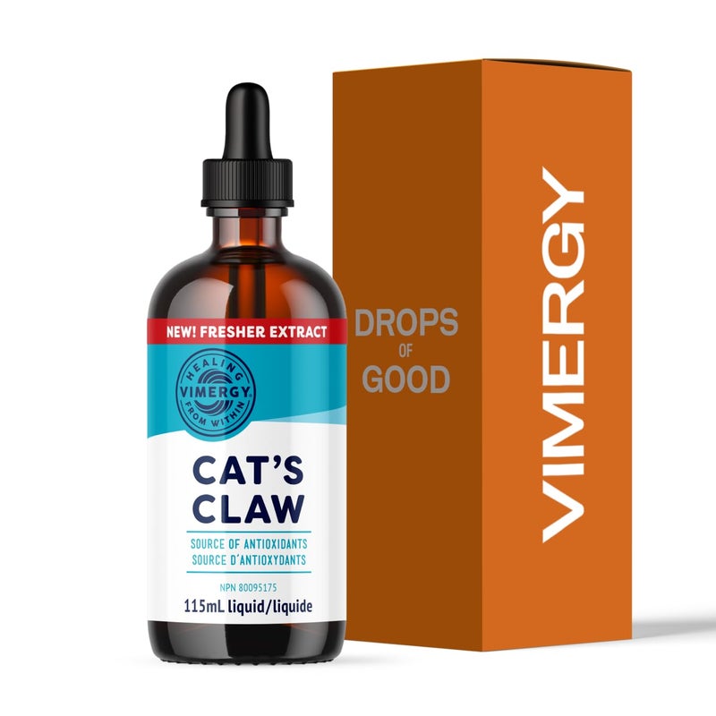 Vimergy USDA Organic Catâ€™s Claw Liquid â€“ Provides Antioxidant Support* â€“ Benefits The Immune System* â€“ Vegan, Gluten-Free, Non-GMO â€“ 57 Servings (115 mL) - Image 1