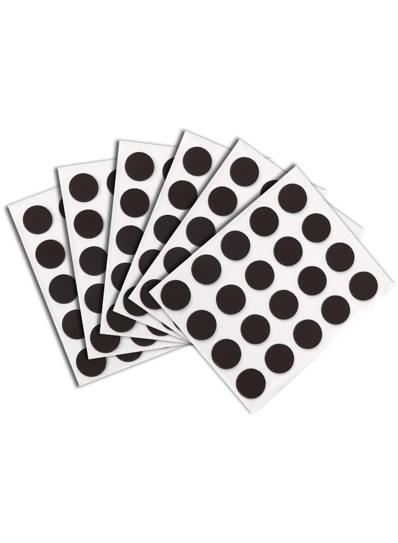 120 Pcs Round Magnets with Adhesive Backing Flexible Self Adhesive Magnets for Crafts Small Sticky Magnetic Dots for Hanging Light Objects DIY School Office Home - Image 1