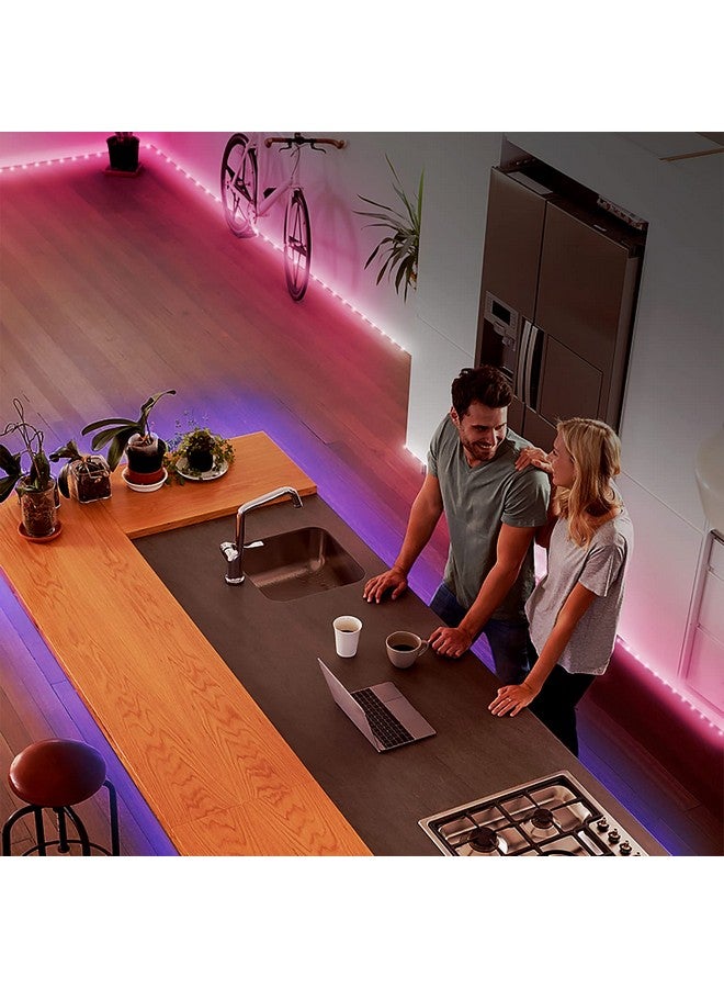DAYBETTER Led Strip Lights 200 ft (2 Rolls of 100 ft) Ultra Long Smart Light Strips with App Voice Control Remote, RGB Music Sync Color Changing Lights for Bedroom, Kitchen, Party,Home Decoration - Image 5