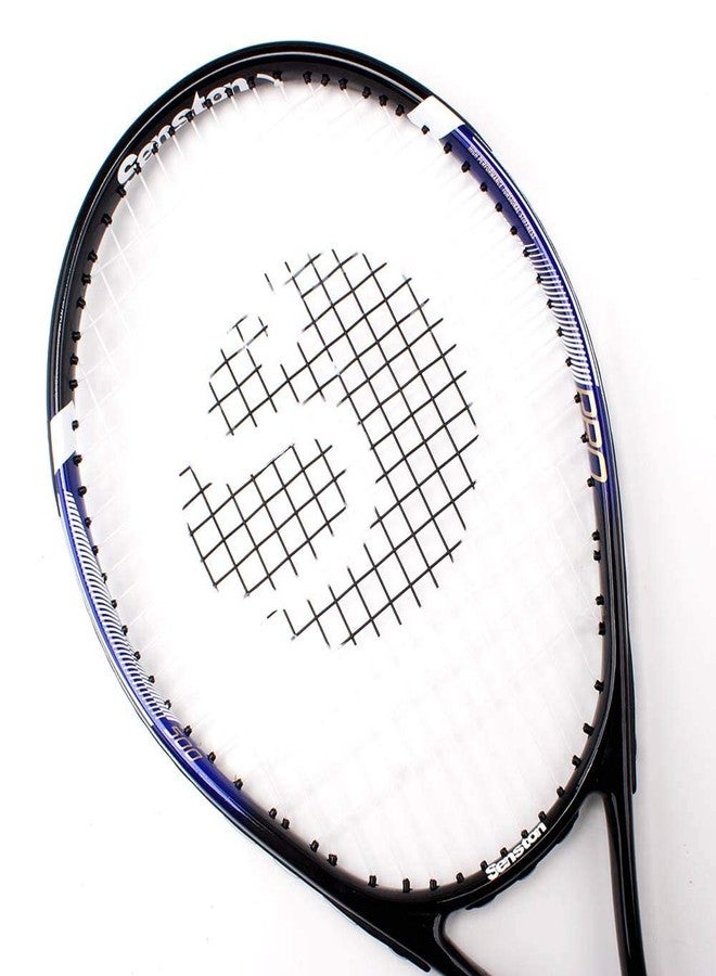 Senston 27 inch Tennis Racquet Professional Tennis Racket Strung with Cover, Tennis Overgrip, Vibration Damper, Blue Black - Image 4