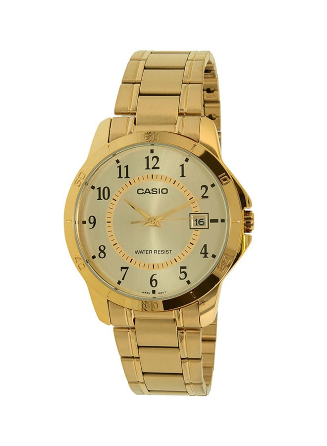 CASIO Men Water Resistant Analog Watch MTPV004G-9B - Image 1