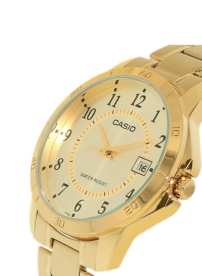CASIO Men Water Resistant Analog Watch MTPV004G-9B - Image 4