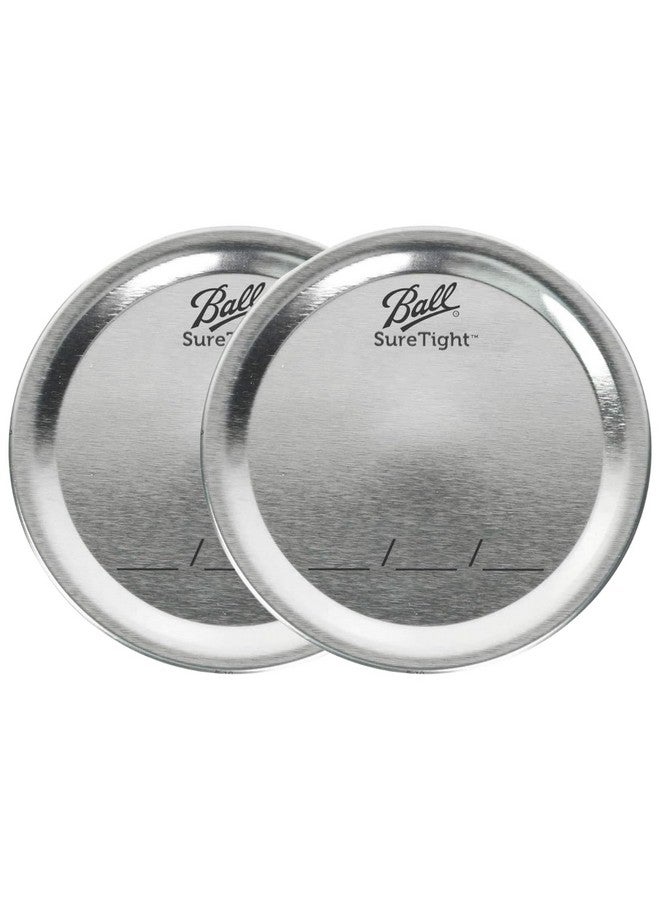 Ball Ball Regular Mouth Lids with Bands per Pack (2-Pack), 12 Count (Pack of 2), Silver and clear  - Image 1