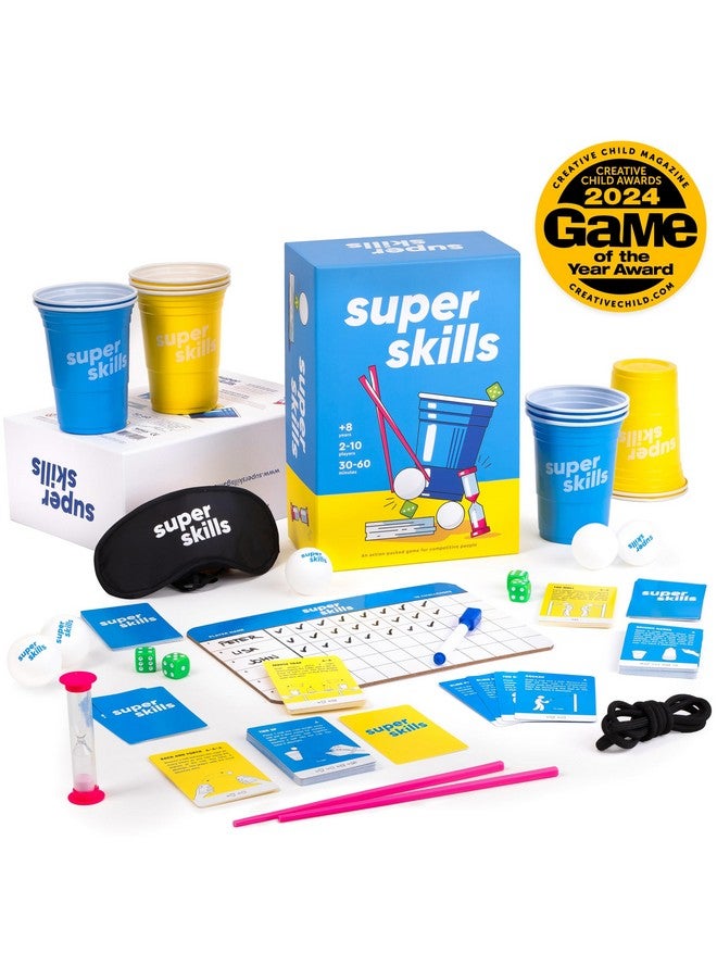 The World Game Super Skills - Action Game for Competitive People - Beat Your Friends at 120 Challenges - Fun Group Activity for Family Night or Party with Kids, Teen - Image 2