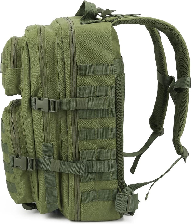 REEBOW GEAR Military Tactical Backpack 40L Assault Pack Army Molle Bug Out Bag Backpacks Black Brown - Image 2