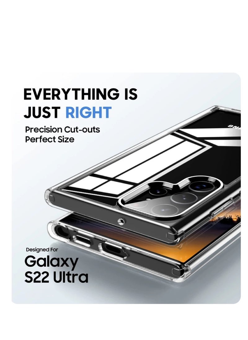Protect Samsung Galaxy S22 Ultra Clear Case Premium Quality TPU Shockproof 6.8 Inch Case for Samsung S22 Ultra  - Image 4