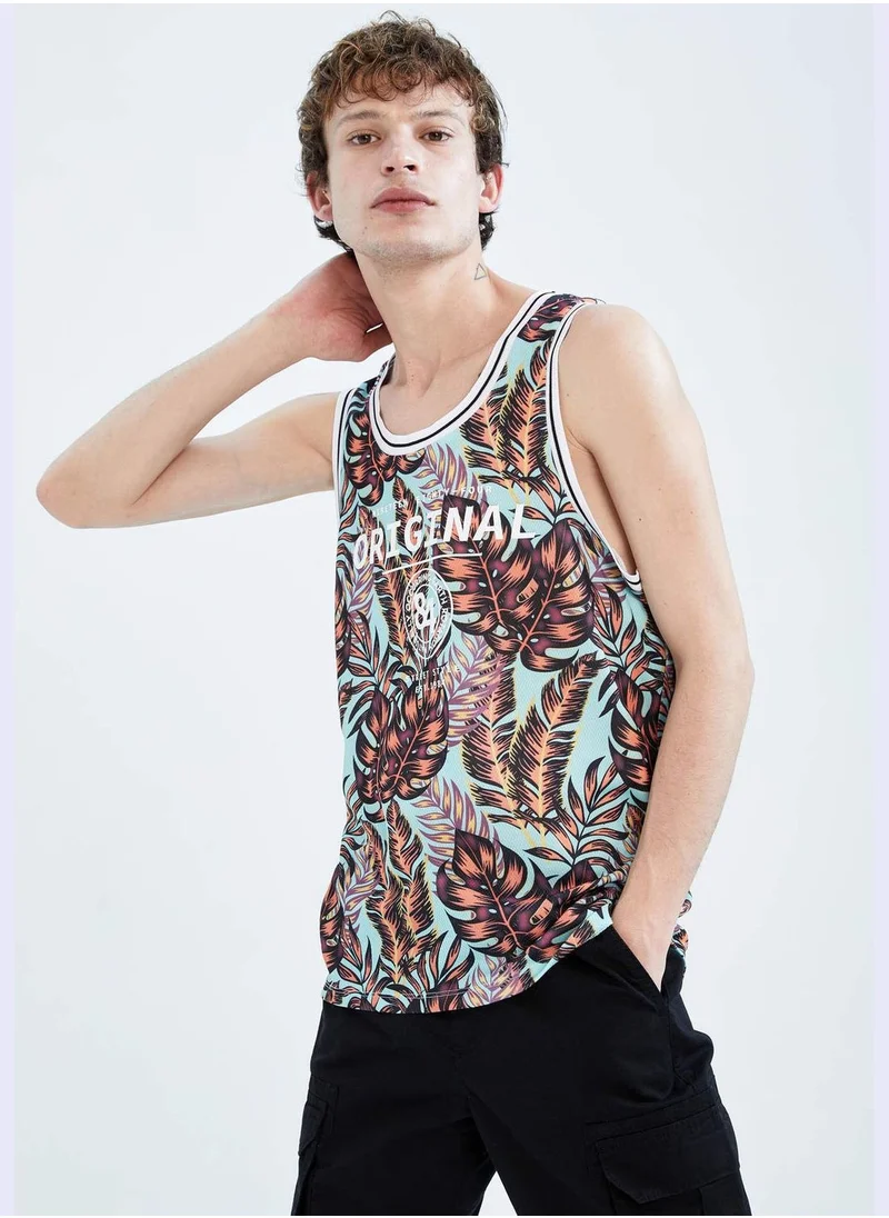 DeFacto Slim Fit Printed Vest
