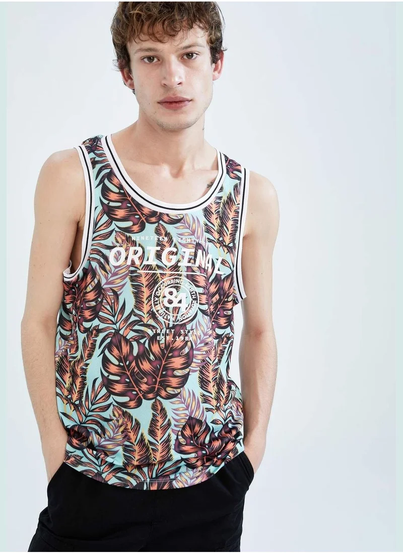 DeFacto Slim Fit Printed Vest