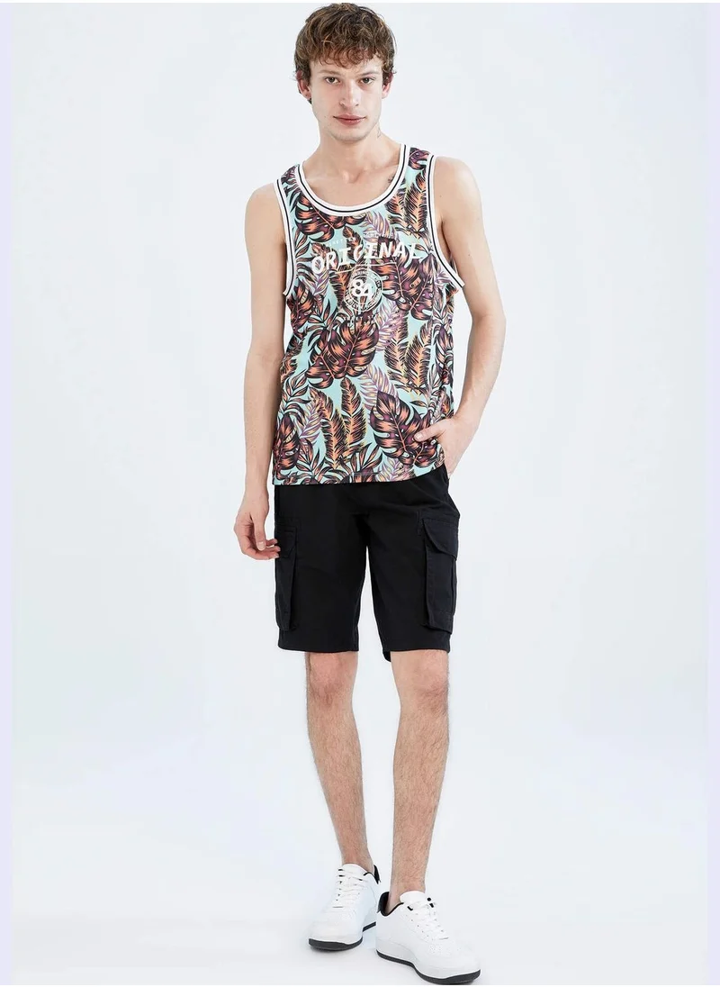 DeFacto Slim Fit Printed Vest