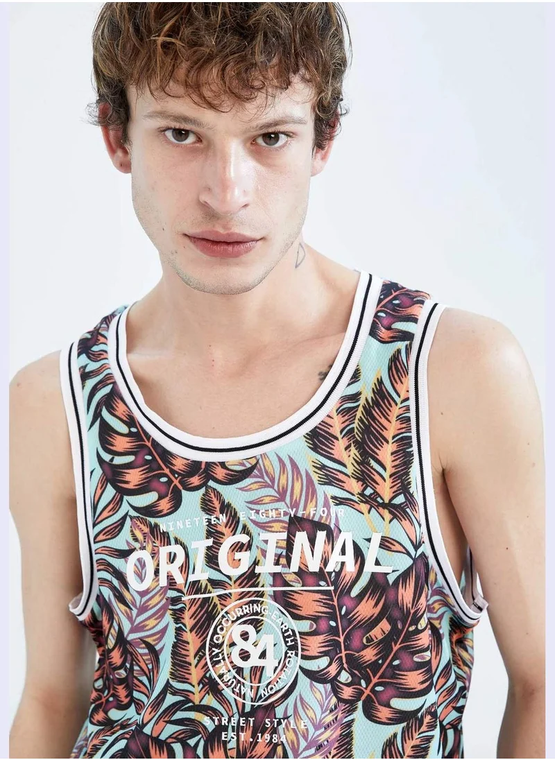 DeFacto Slim Fit Printed Vest