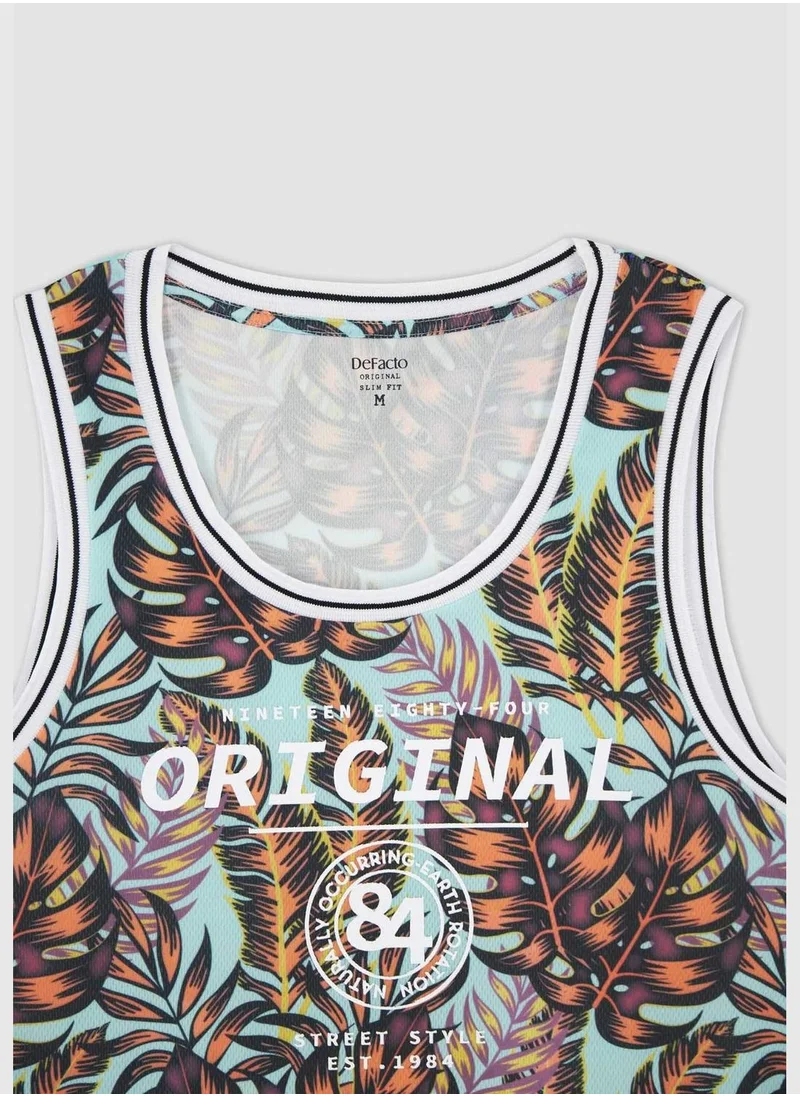 DeFacto Slim Fit Printed Vest