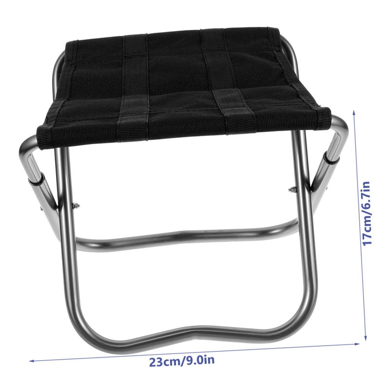 Compact Folding Stool Portable Lightweight Camp Chair for Outdoor Fishing Hiking - Image 4