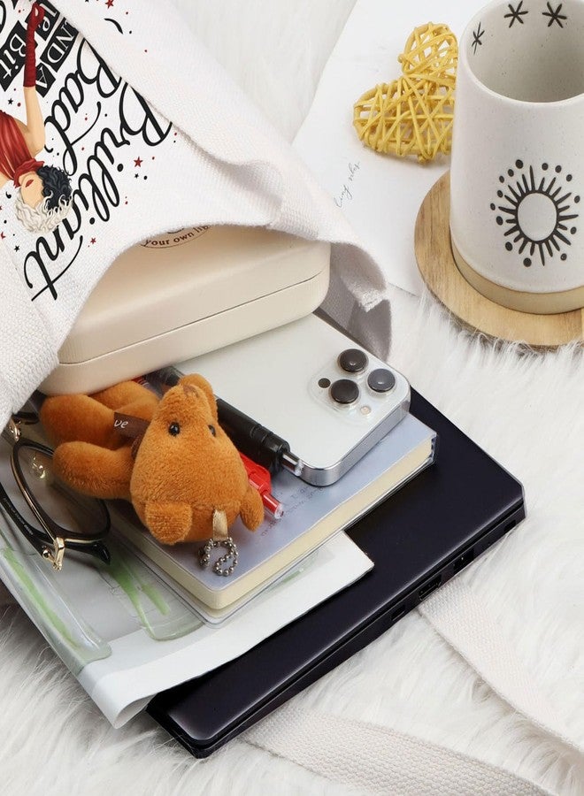 LEVLO Villain Movie Tote Bag Villain Fans Gift Born Brilliant Bad And Alittle Mad Witch Shoulder Bag Witch Merchandise (Brilliant Tote Bag) - Image 3