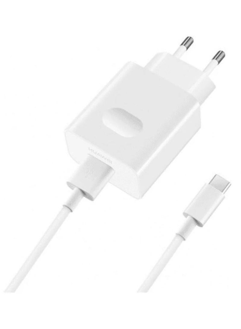 Super Fast 66W Charging Adapter Charger With Type-C Cable 1M Compatible With Huawei Devices.