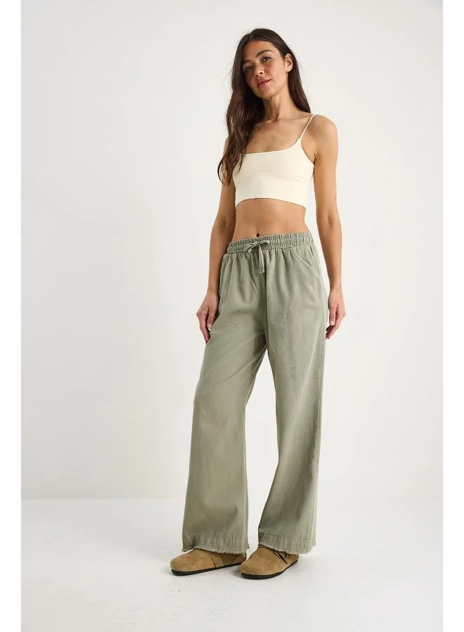 Ginger  Pullon Straight Fit Pants for Women | Best Price UAE