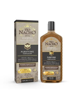 Io Nacho Shampoo Purifying With Royal Jelly Infused With Botanical Stem Cells For Intense Hair And Scalp Purification + Detoxifying Balance 14 Fluid Ounces
