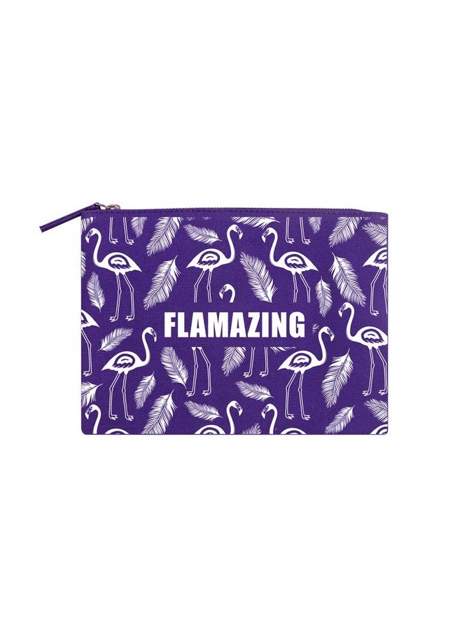 Colorbar Co-Earth Flamazing Flat Pouch - Deep Purple - Image 1