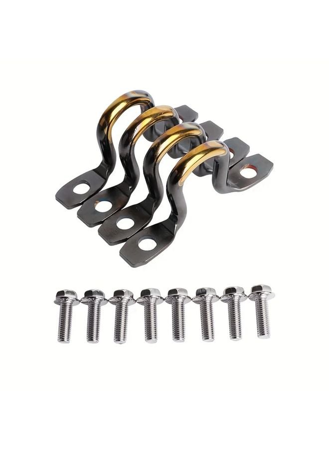 4 Hooks 8 Screws Trunk Rack Universal Waterproof Rustproof Car Rear Storage Organizer - Image 5